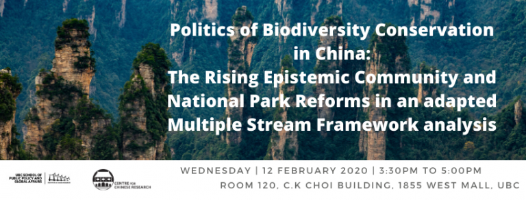 Politics Of Biodiversity Conservation In China: The Rising Epistemic ...